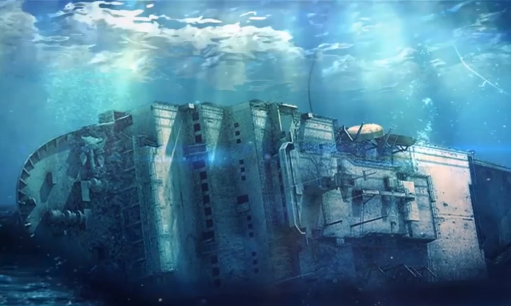 Χριστουγεννιάτικα στολίστηκε και φέτος το ναυάγιο Ζηνοβία